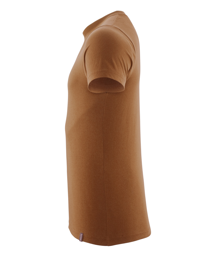 T-Shirt, moderne Passform T-shirt Größe 4XLONE, Nussbraun Produktbild img2 L