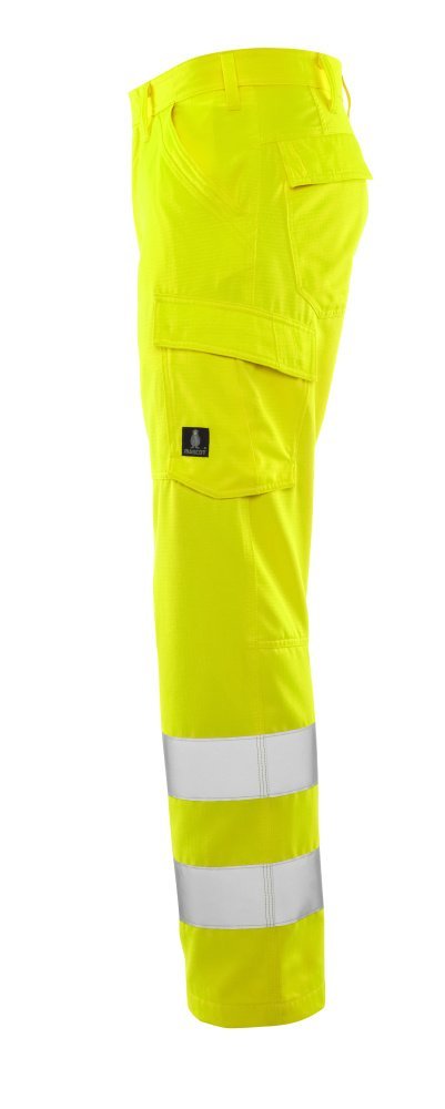 Hose, Schenkeltaschen, einfarbig Hose Größe 76C42, hi-vis gelb Produktbild img2 L