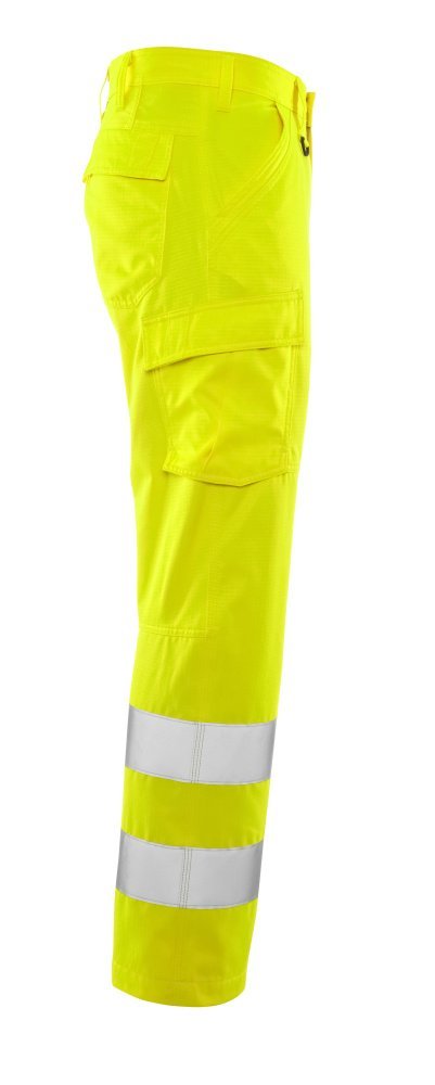 Hose, Schenkeltaschen, einfarbig Hose Größe 76C42, hi-vis gelb Produktbild img4 L
