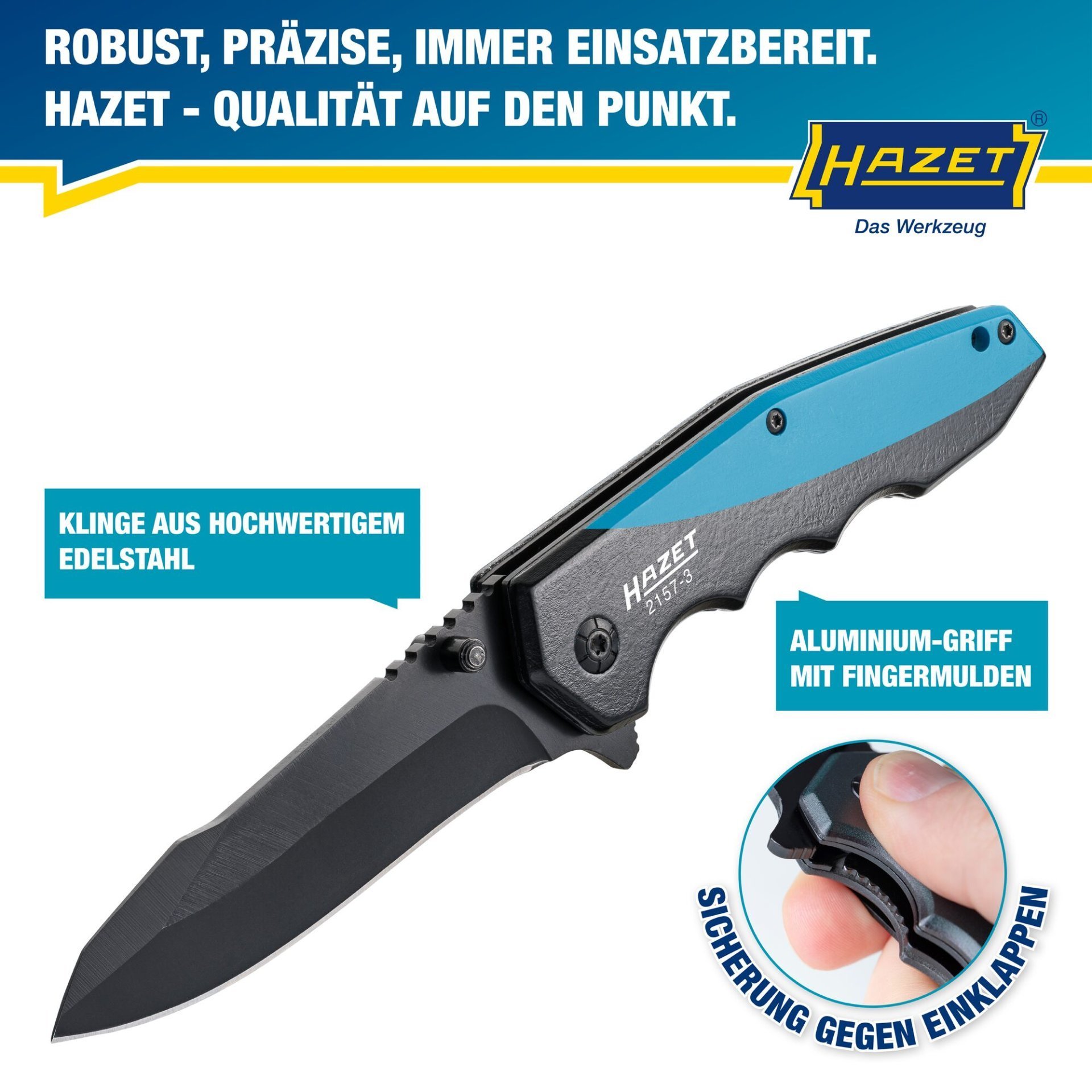 HAZET Klappmesser 2157-3 ∙ 201 mm Produktbild img4 L