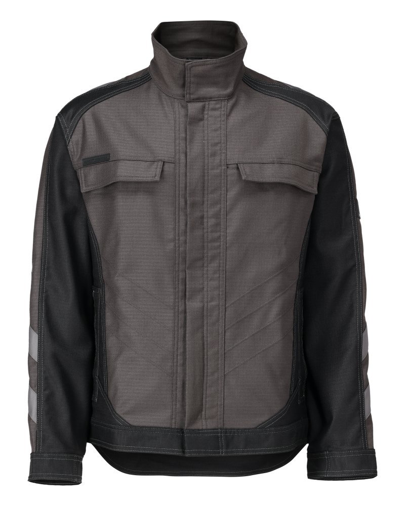 Jacke, cotton+ Arbeitsjacke Größe L, dunkelanthrazit/schwarz Produktbild img1 L