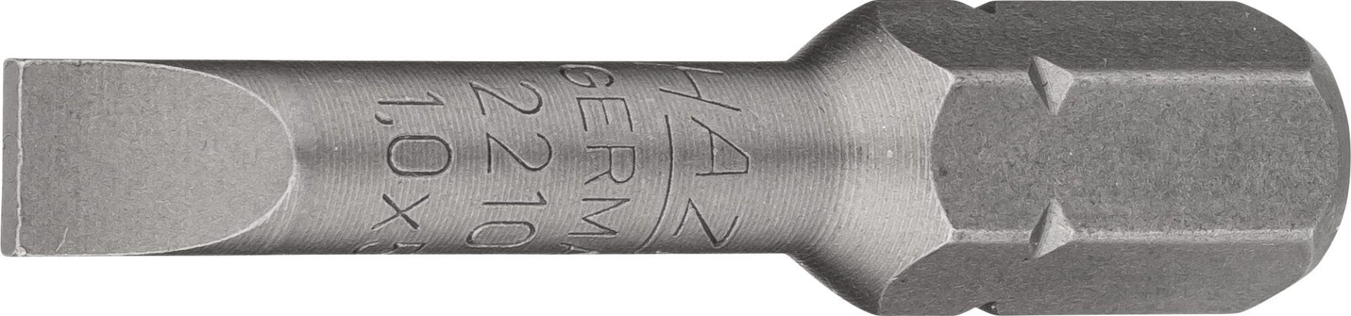 HAZET Bit 2210-9 ∙ 5/16 Zoll (8 mm) Sechskant massiv ∙ Schlitz Profil ∙ SW 1 x 5,5 mm Produktbild img1 L