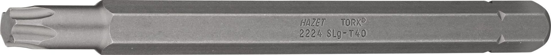 HAZET HAZET Bit 2224SLG-T40 ∙ 5/16 Zoll (8 mm) Sechskant massiv ∙ Innen TORX® Profil ∙ SW T40 Produktbild img1 L