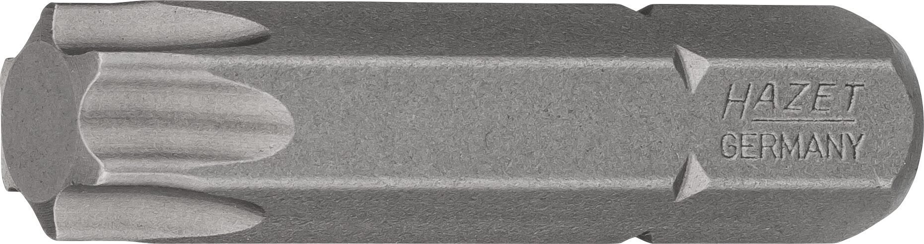 HAZET Bit 2224-T50 ∙ 5/16 Zoll (8 mm) Sechskant massiv ∙ Innen TORX® Profil ∙ SW T50 Produktbild img1 L