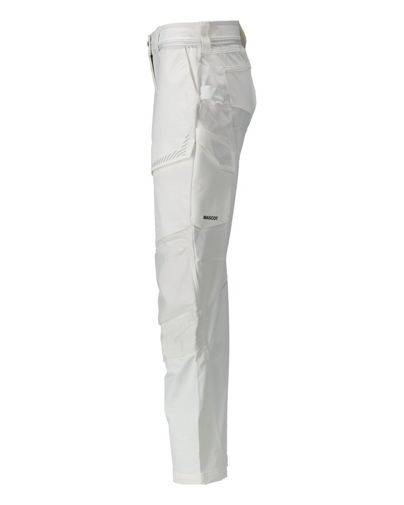 Hose mit Knietaschen, Damen Hose Größe 82C38, weiss Produktbild img2 L