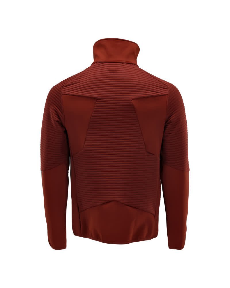 Fleecepullover mit Reißverschluss Microfleecejacke Größe 3XL, Herbstrot Produktbild img3 L