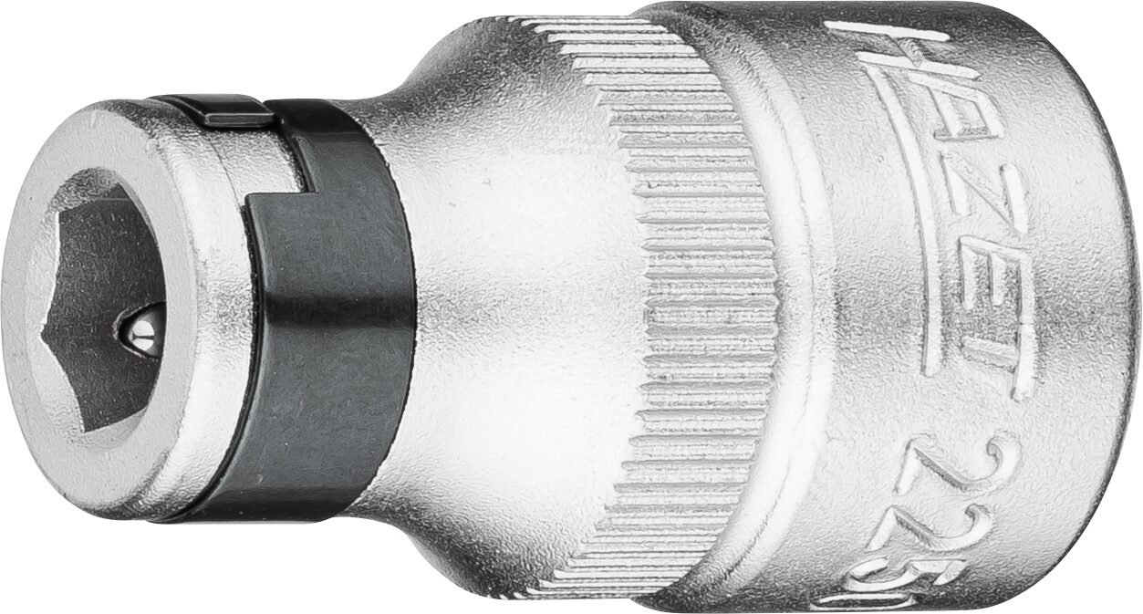 HAZET Adapter 2250-5 ∙ 1/2 Zoll (12,5 mm) Vierkant hohl ∙ 5/16 Zoll (8 mm) Sechskant hohl ∙ Länge: 36 mm Produktbild img1 L