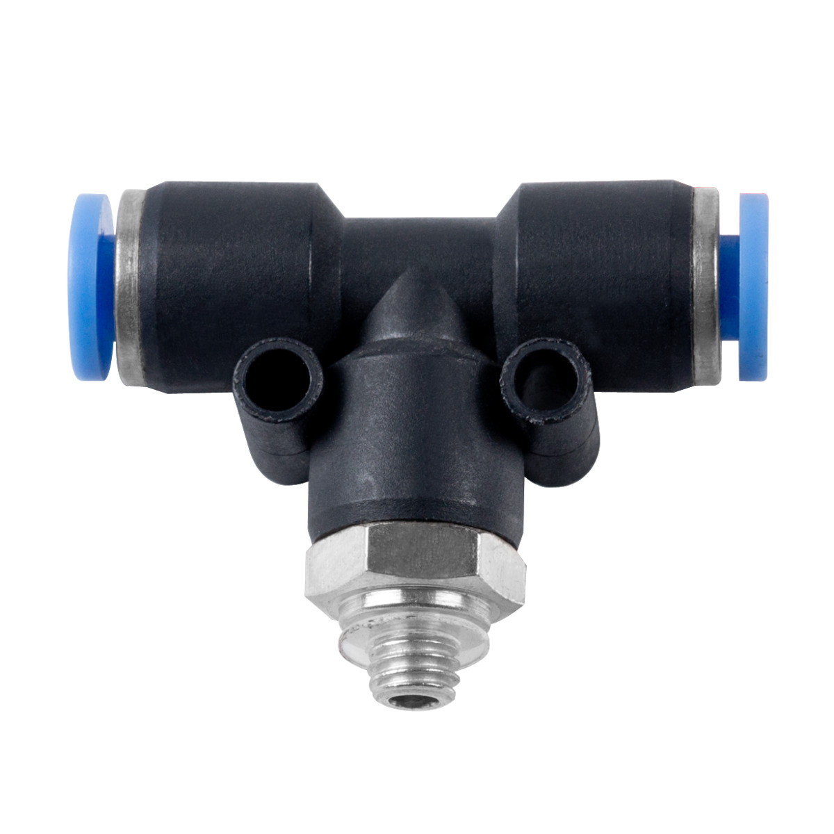 Aircraft Push-in-Stecker M5 AG x 4 mm, T-Stück, 15 bar Produktbild img1 L