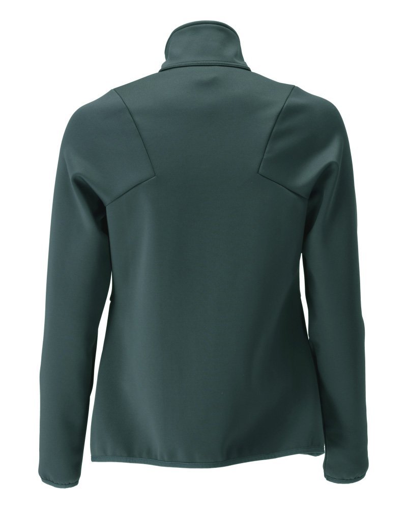 Fleecepullover mit Reißverschluss, Damen Microfleecejacke Größe XL, waldgrün Produktbild img3 L
