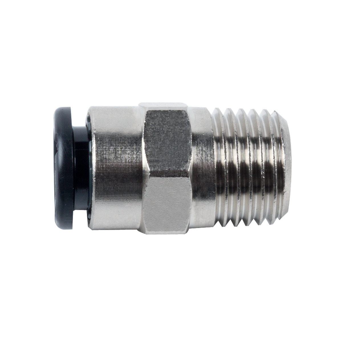Aircraft Push-in-Stecker 1/4" AG x 8 mm, gerade, 16 bar Produktbild img1 L