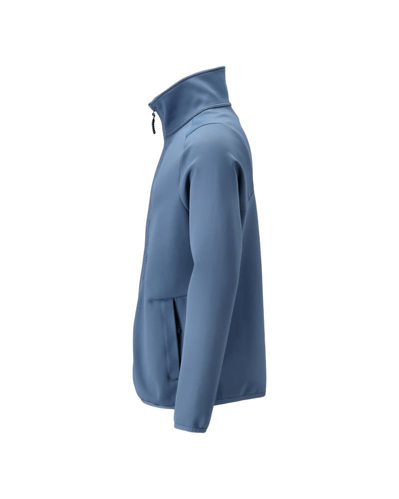 Fleecepullover mit Reißverschluss Microfleecejacke Größe 2XL, steinblau Produktbild img2 L