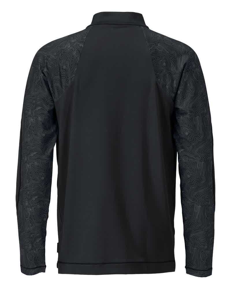 T-Shirt, Langarm, kurzem Reißverschluss T-shirt Größe XS, schwarz Produktbild img3 L