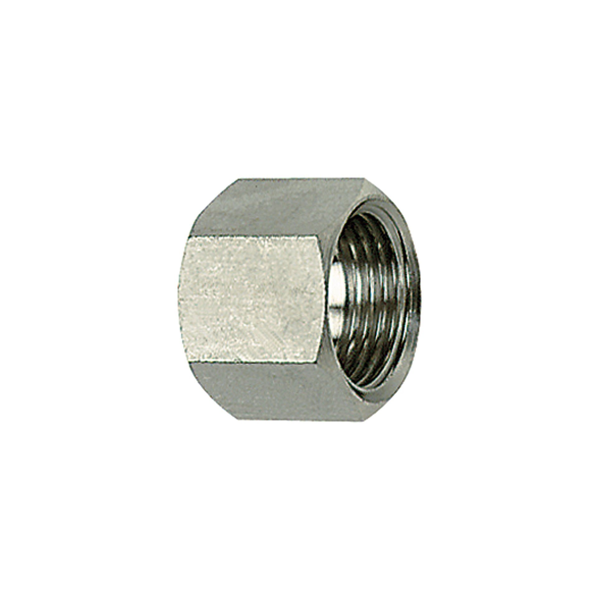 RIEGLER 6-kant-Überwurfmutter, G 1/4, für Tüllengröße LW 4/6, ES 1.4571 Produktbild img1 L
