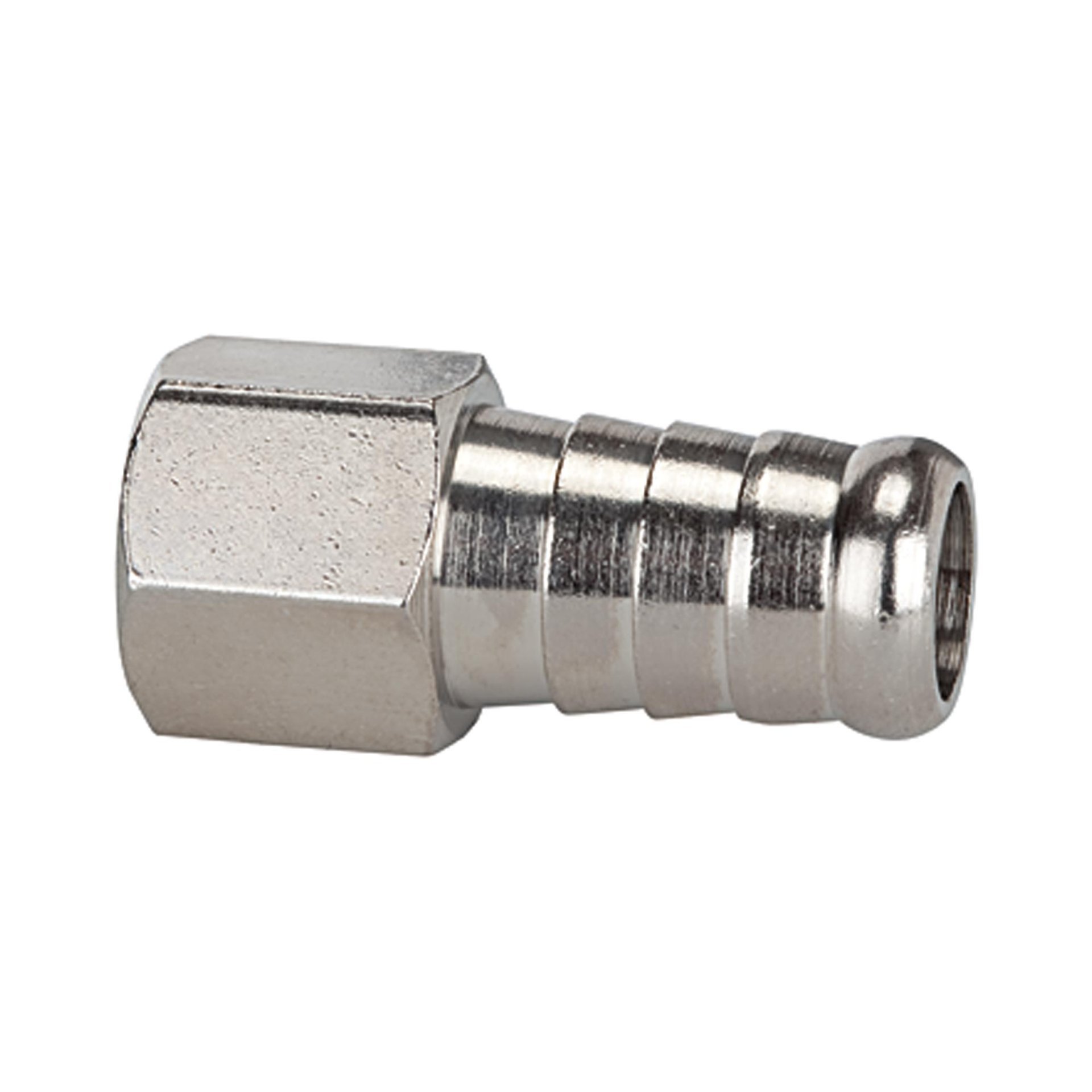 RIEGLER Aufschraubschlauchtülle, G 1/8 i., für Schlauch LW 6, MS vernickelt Produktbild img1 L