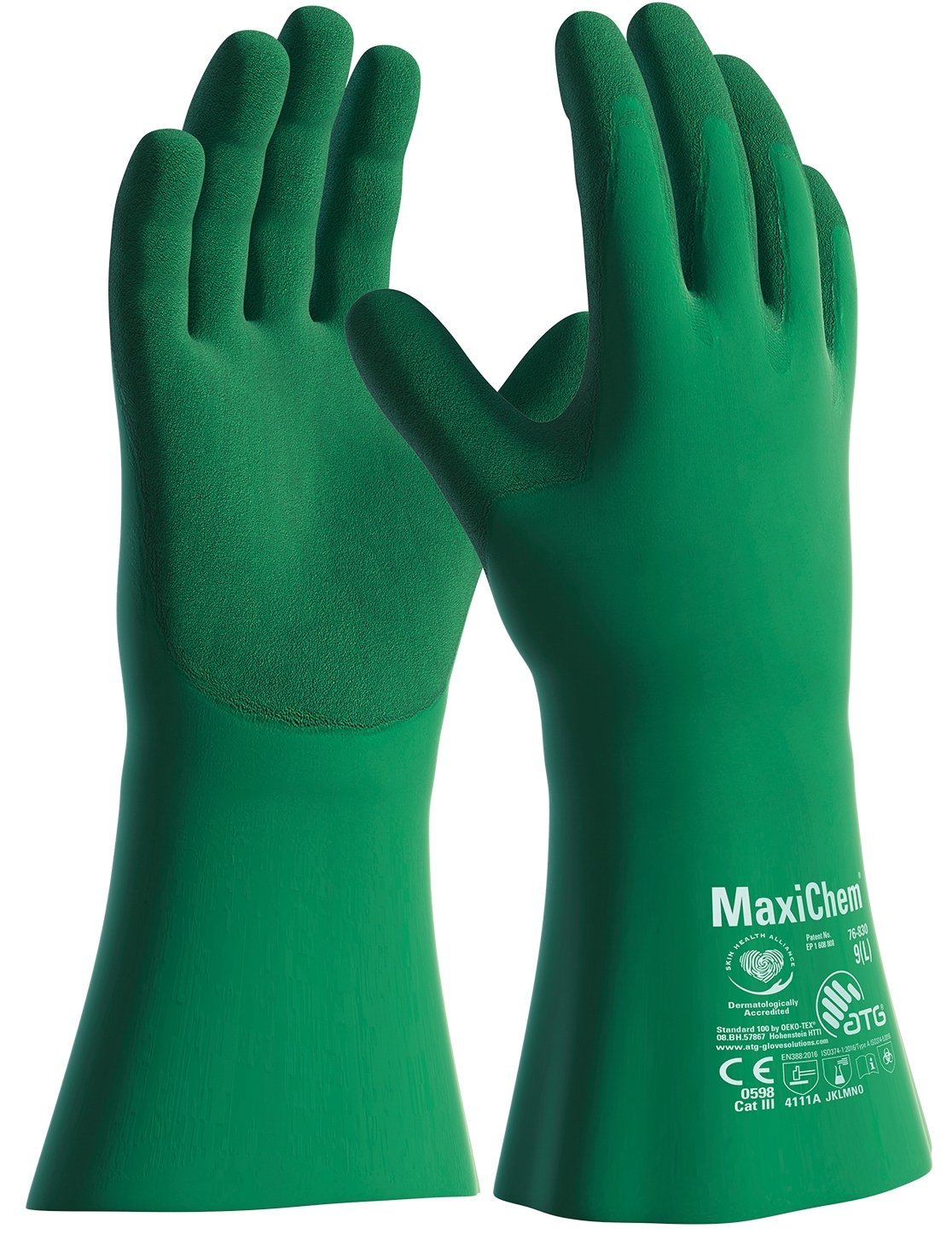 MaxiChem® Chemikalienschutz-Handschuhe (76-830) Typ: 2388 Gr.: 11 Produktbild img1 L