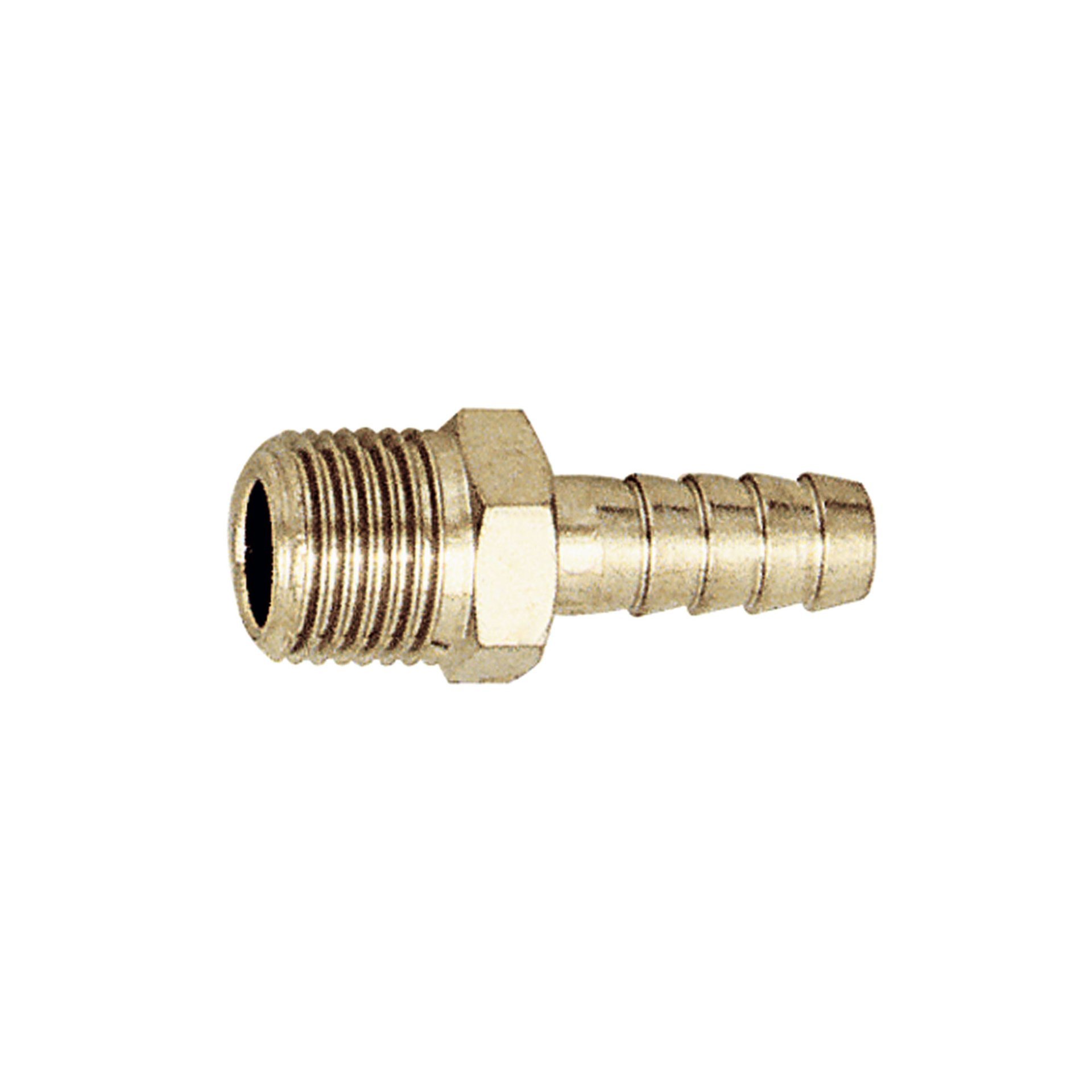 RIEGLER Einschraubschlauchtülle, R 1/4 a., für Schlauch LW 10, MS vernickelt Produktbild img1 L