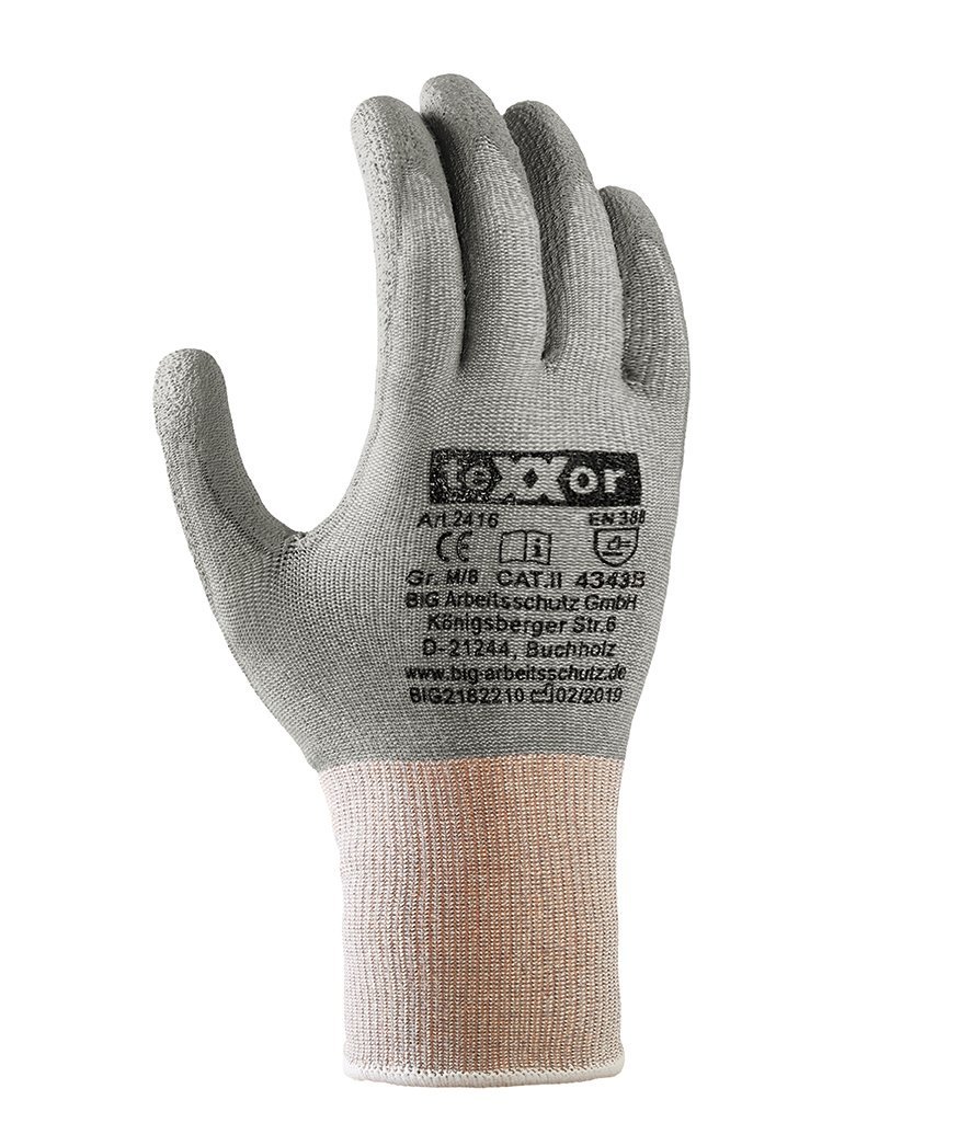 teXXor® Schnittschutz-Strickhandschuhe PU-BESCHICHTUNG Nr.: 2416 Gr.: 9 Produktbild img1 L