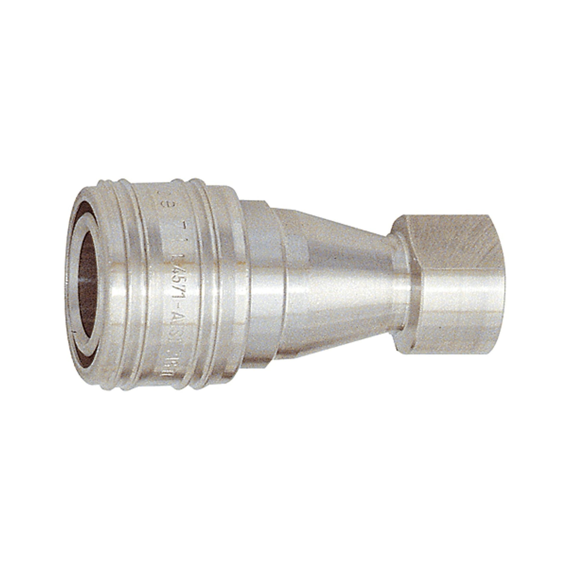 RIEGLER Hydraulikkupplung beidseitig absperrend, ES 1.4305, G 3/4 IG NW 13 Produktbild img1 L