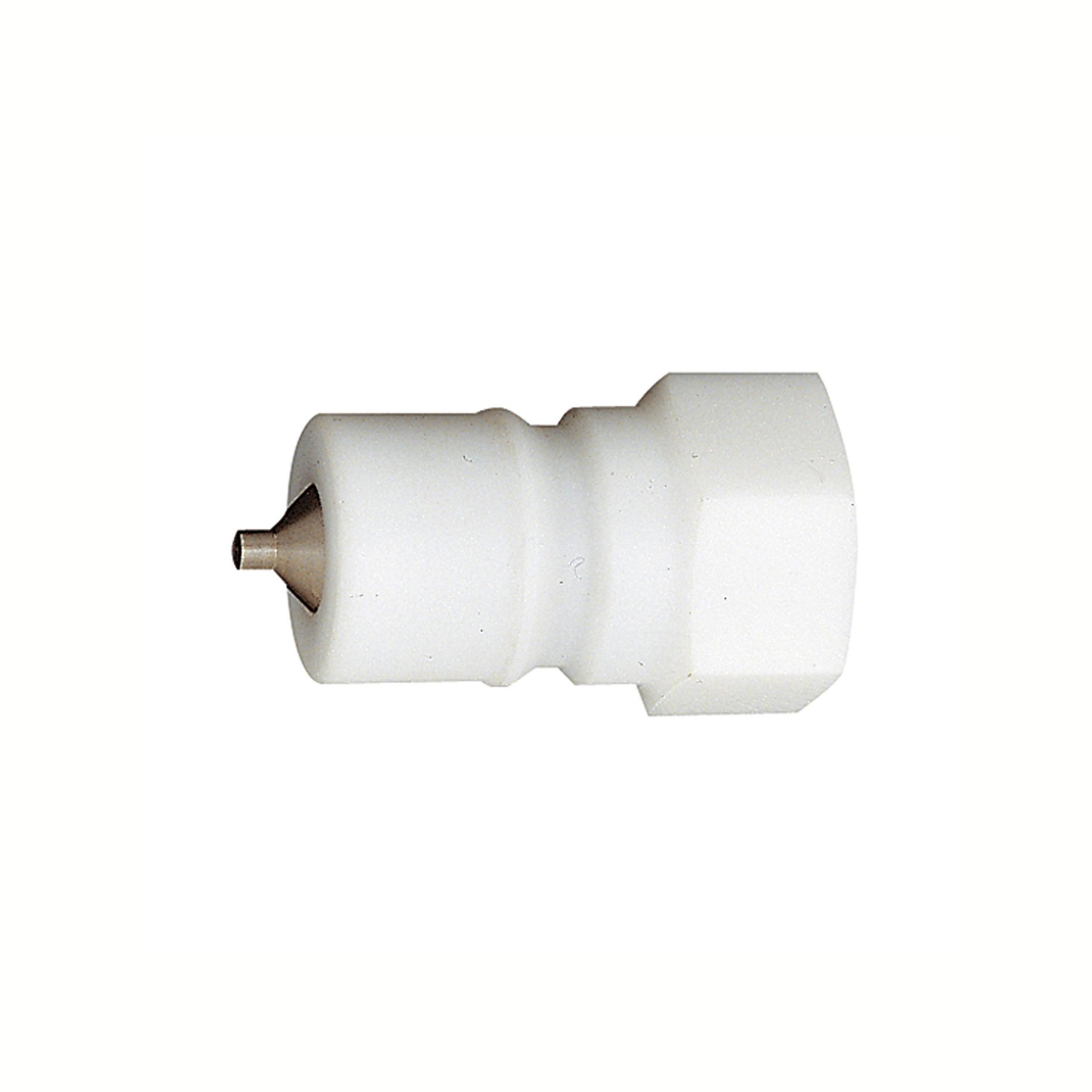 RIEGLER Verschlussnippel beidseitig absperrend, POM, G 1/8 IG, NW 4,3 Produktbild img1 L