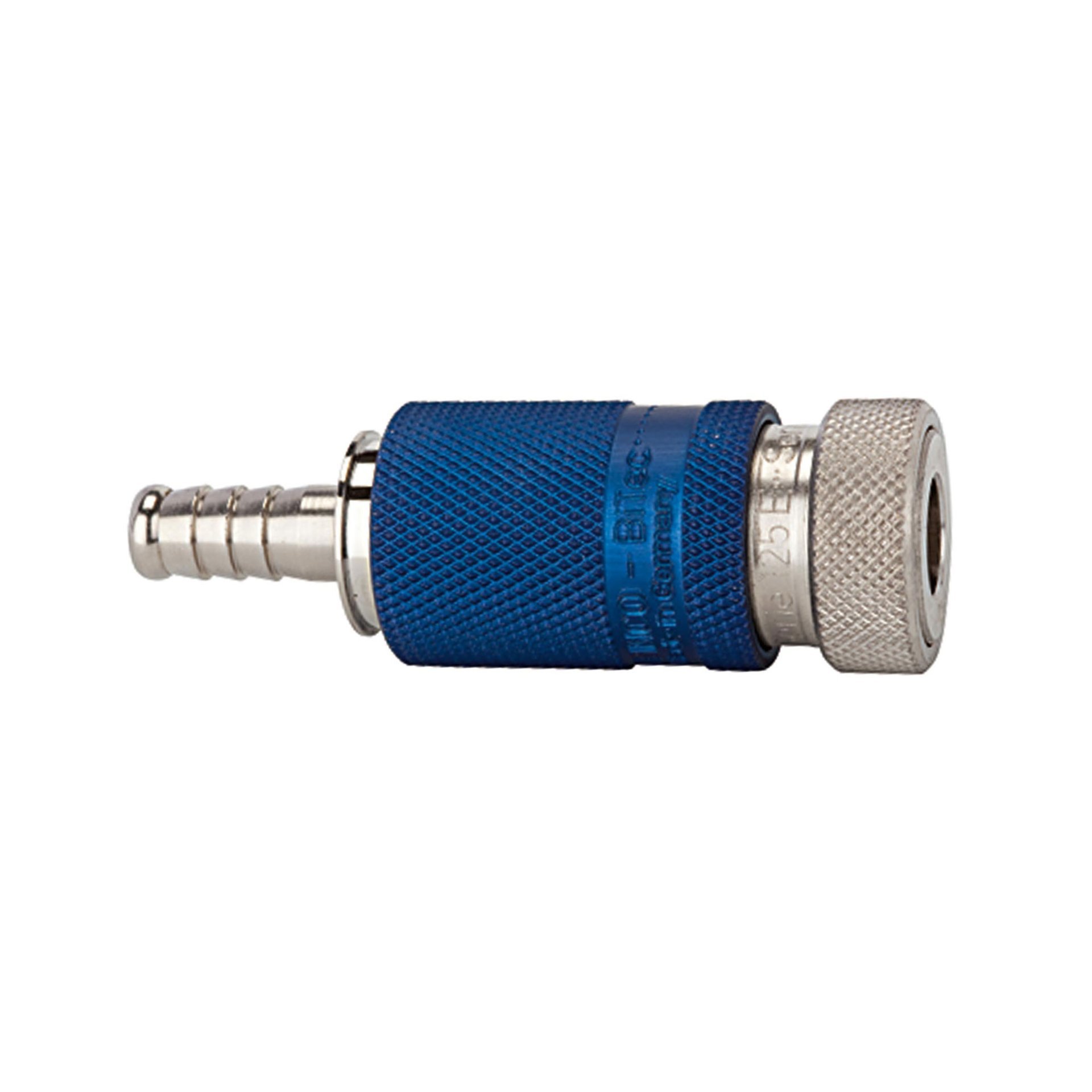 RIEGLER Sicherheitskupplung NW 7,8, Typ Bi-Tec, Messing vernickelt , Tülle LW13 Produktbild img1 L