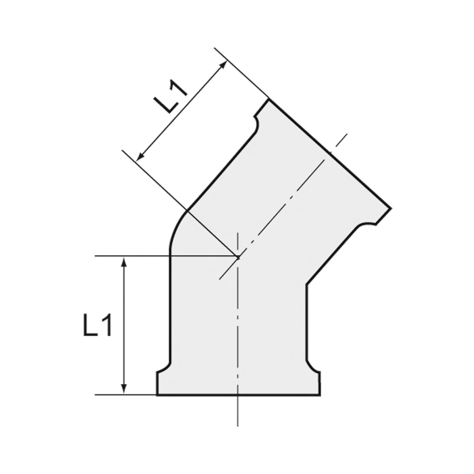 RIEGLER Winkelstück 90°, innen/innen, Rp 3/4, Edelstahl 1.4408 Produktbild img2 L