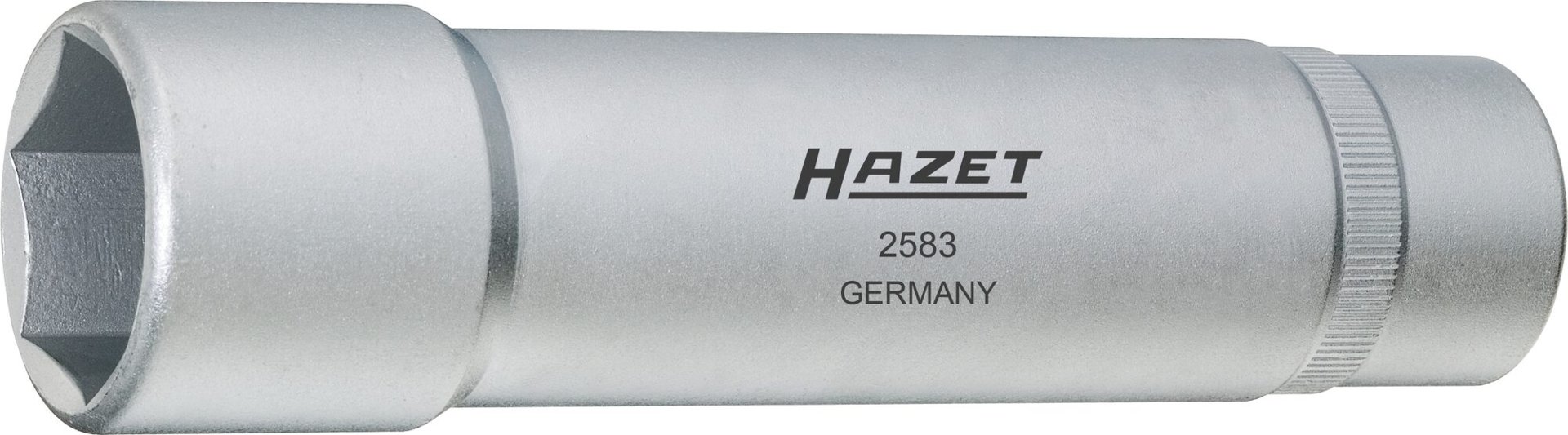 HAZET Radlager-Werkzeug 2583 ∙ 1/2 Zoll (12,5 mm) Vierkant hohl ∙ Außen Sechskant Profil ∙ SW 27 mm Produktbild img1 L