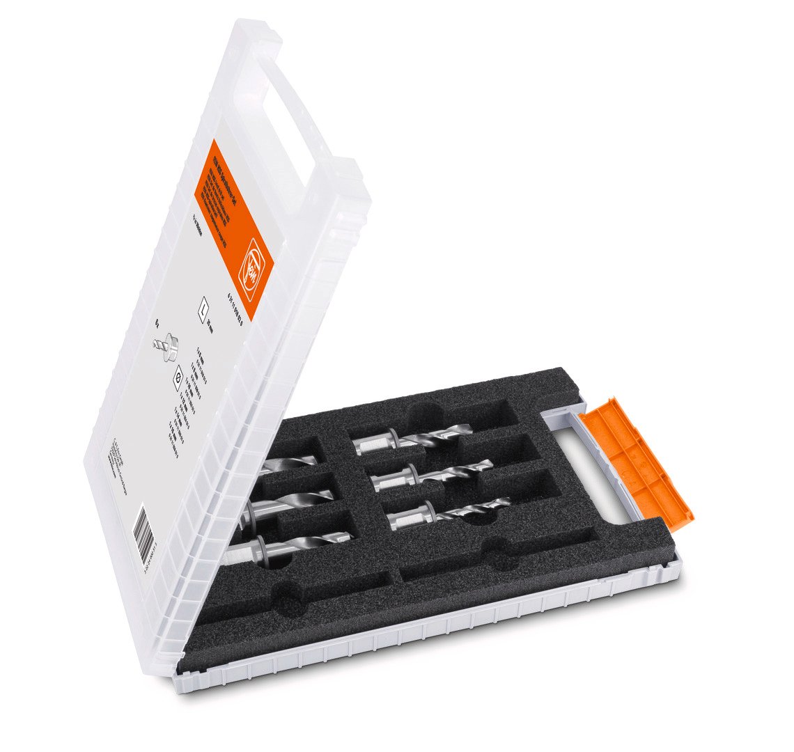 Fein HSS Spiralbohrer-Set mit 3/4 in Weldon-Aufnahme Produktbild img1 L