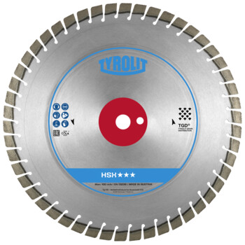 Tyrolit HSX-FAST CUT Handsägeblatt TGD® STANDARD Beton 416x2,8/2,2x25,4 Produktbild img1 L