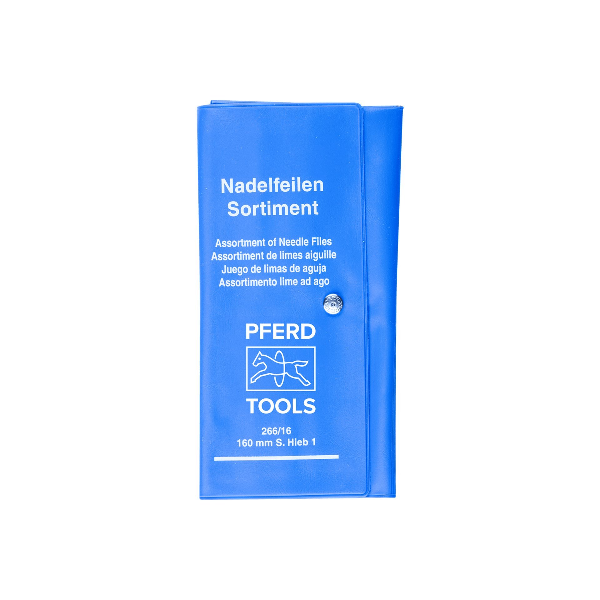 PFERD TOOLS Präzisions-Nadelfeilen-Set 12-tlg. in Rolltasche 160mm Schweizer Hieb 2, mittel-fein Produktbild img1 L