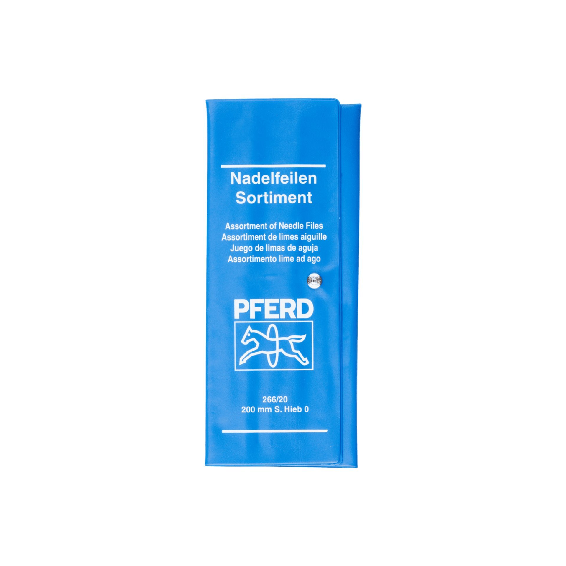 PFERD TOOLS Präzisions-Nadelfeilen-Set 12-tlg. in Rolltasche 200mm Schweizer Hieb 0, grob Produktbild img1 L