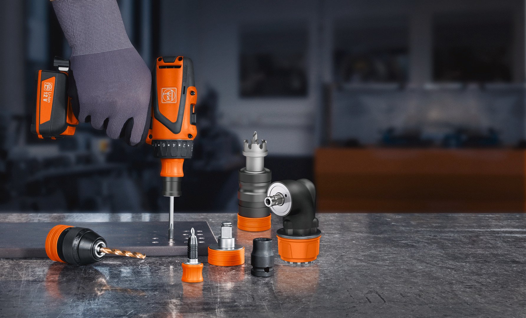 Lochsäge-Adapter, Zubehör-Schnittstelle QuickIN Produktbild img3 L