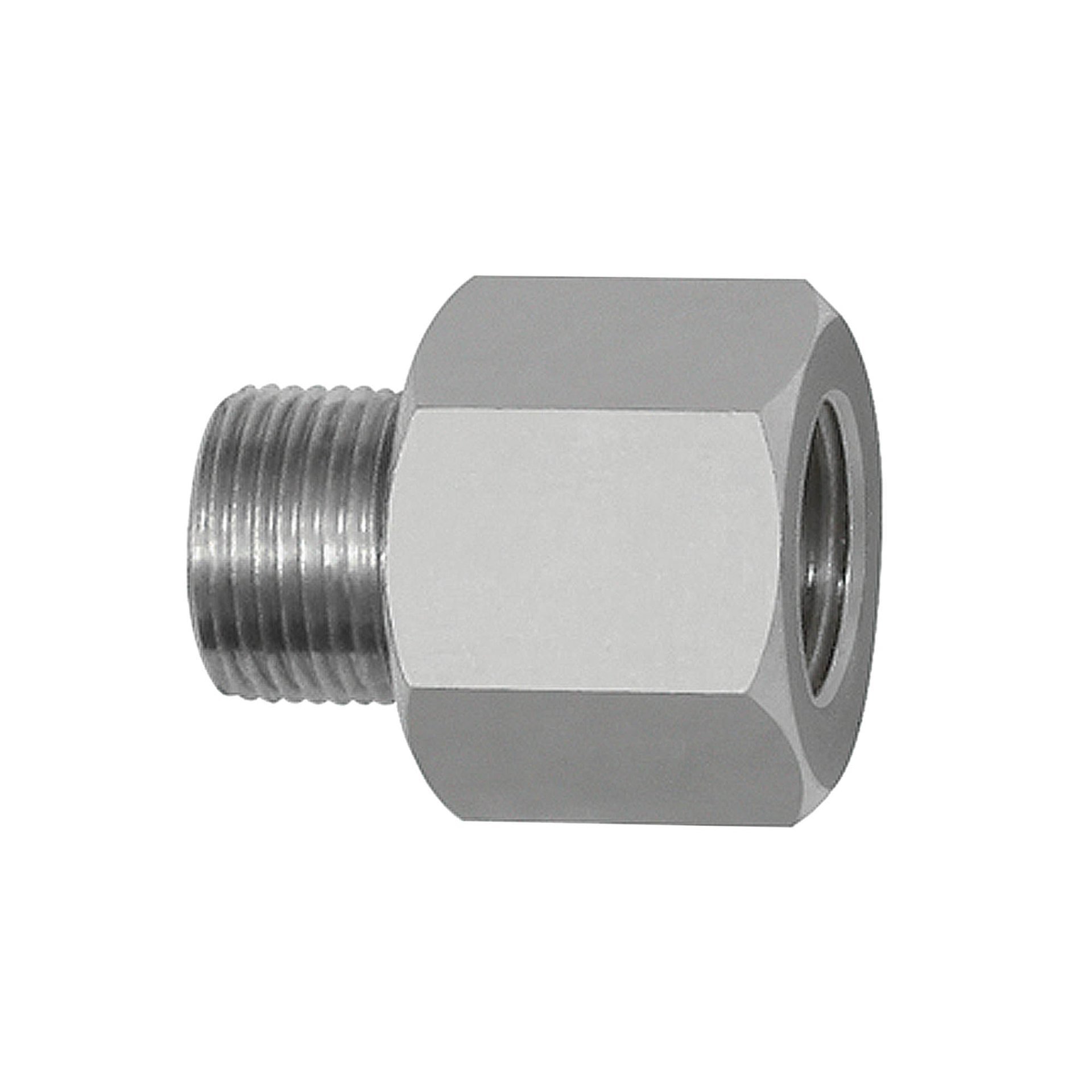 Gewindeadapter Aluminium, AG 1/2 - 27 UNS, IG G 1/4, SW 17 Produktbild img1 L