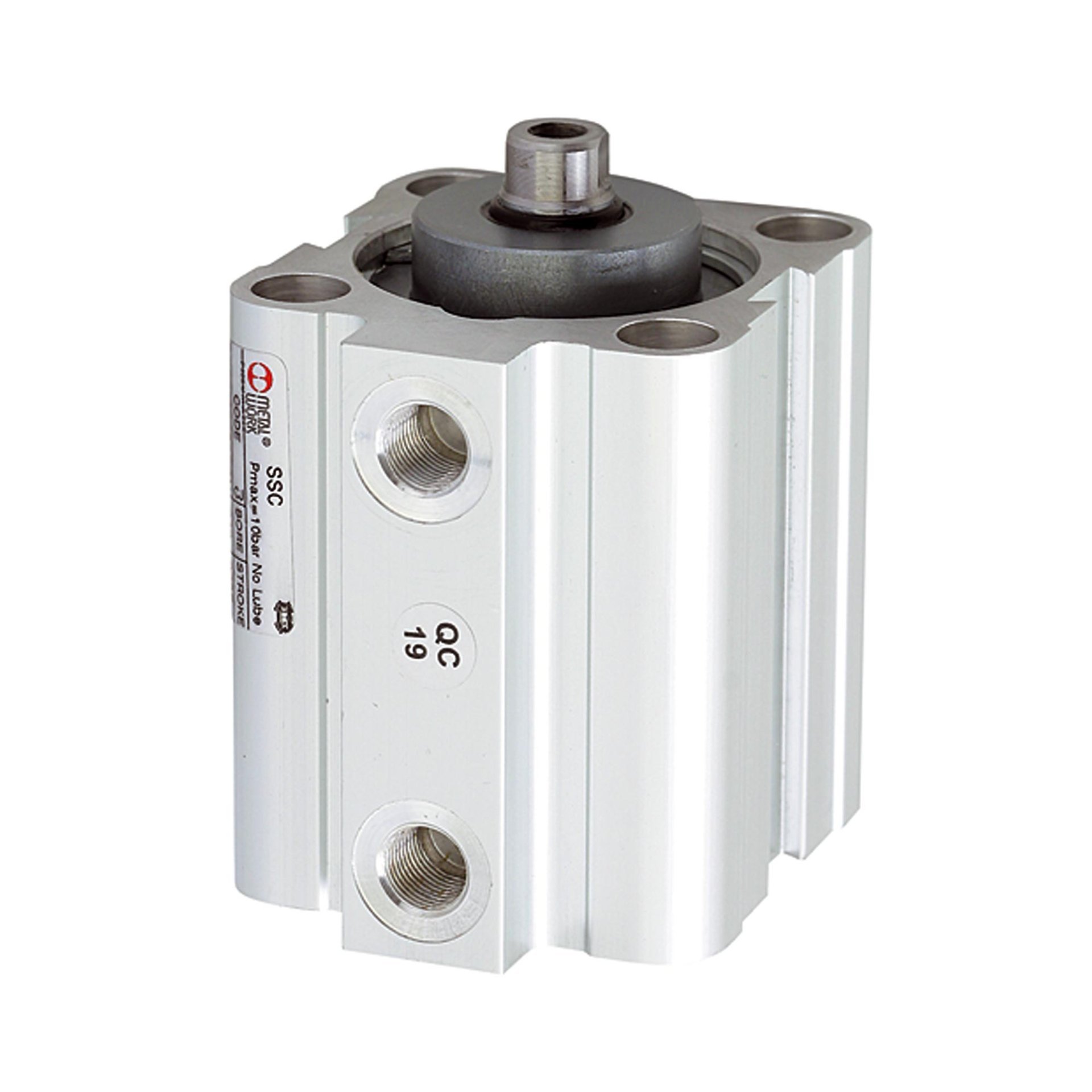 Kurzhubzylinder, einfachwirk., Magnet, Kolben-Ø 32, Hub 25, G 1/8 Produktbild img1 L