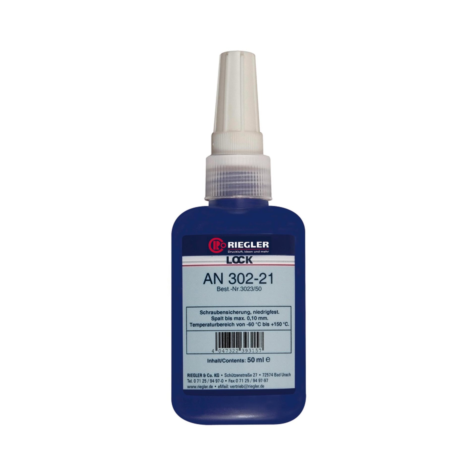 RIEGLER Lock AN 302-21, anaerober Klebstoff,niedrigfest, 250 ml Produktbild img1 L