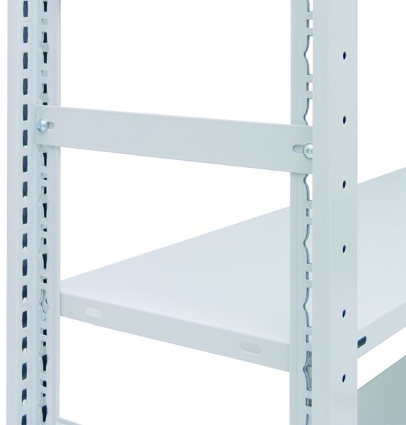 Schulte Stirnwandabgrenzung, 39 x 600 mm (H x T), RAL 7035 lichtgrau Produktbild img1 L