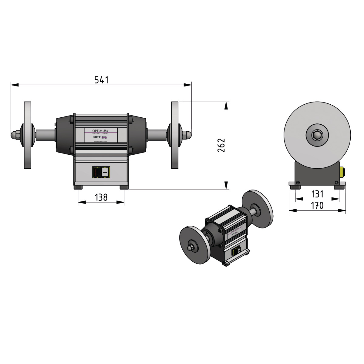 Optimum Poliermaschine OPTIpolish GU 20P (400V) Produktbild img3 L
