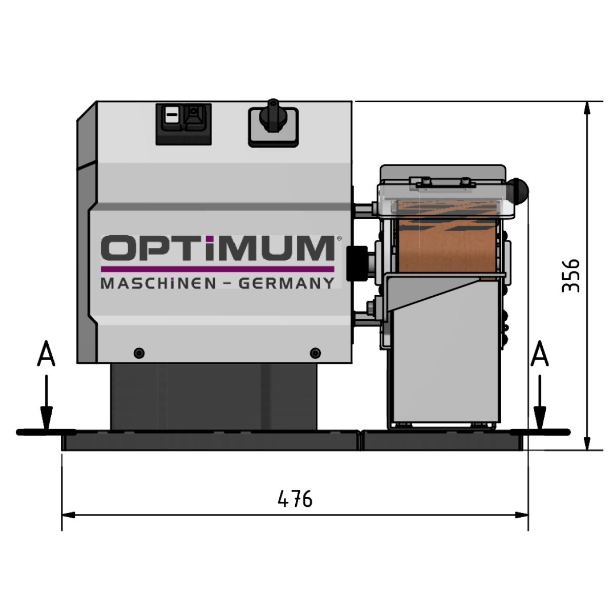 Optimum Universalschleifmaschine OPTIgrind GB 100S Produktbild img4 L