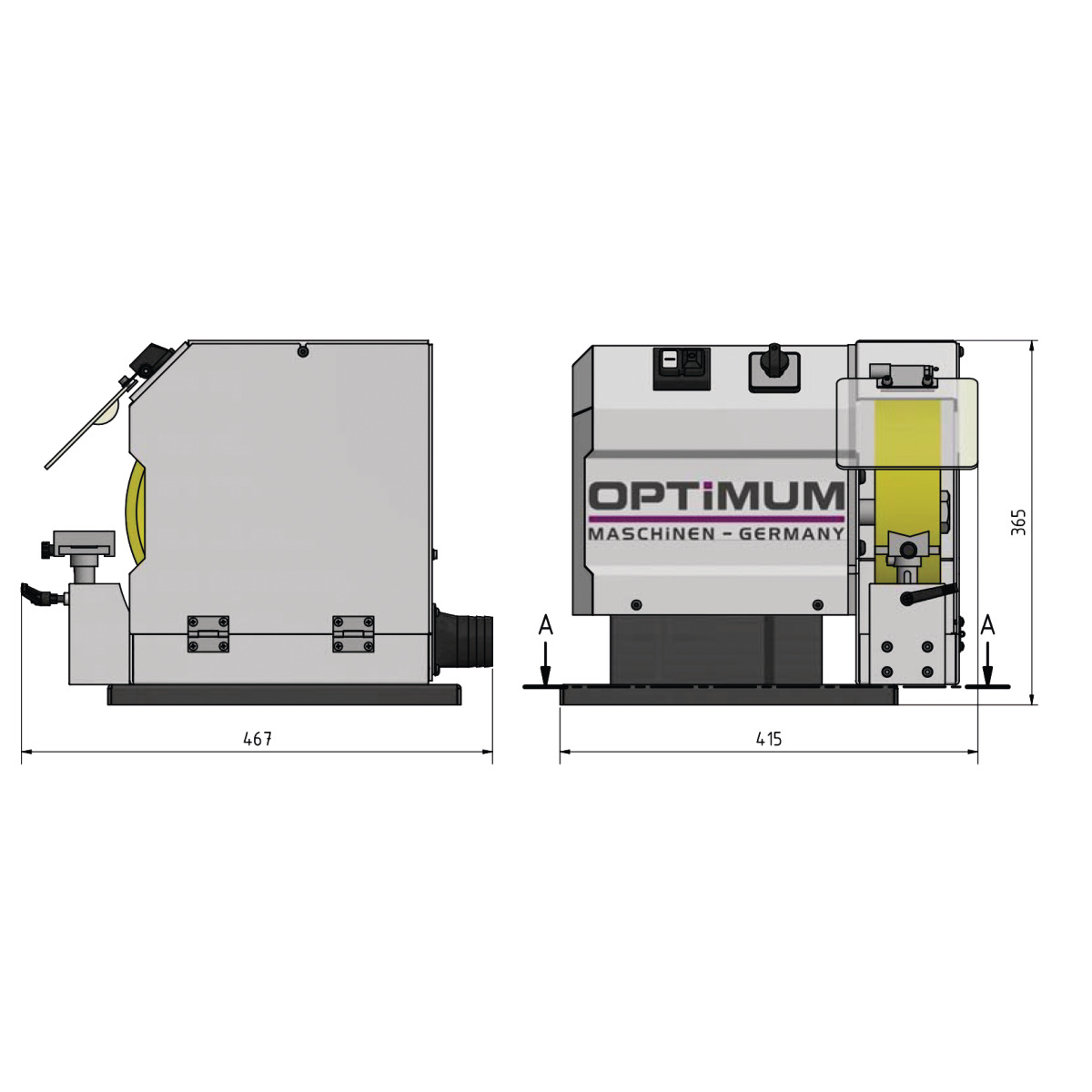 Optimum Bürstenentgrater OPTIgrind GB 250B Produktbild img5 L