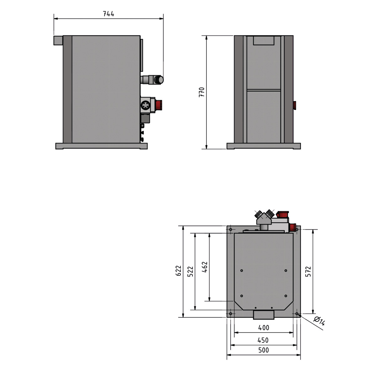 Optimum Universalunterbau GU 5 Produktbild img3 L