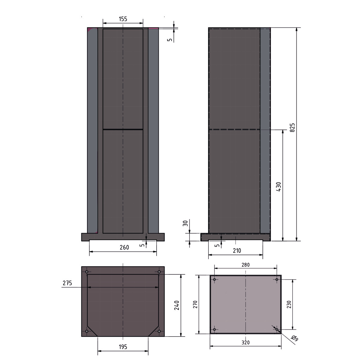 Optimum Maschinenunterbau GU 3 Produktbild img1 L