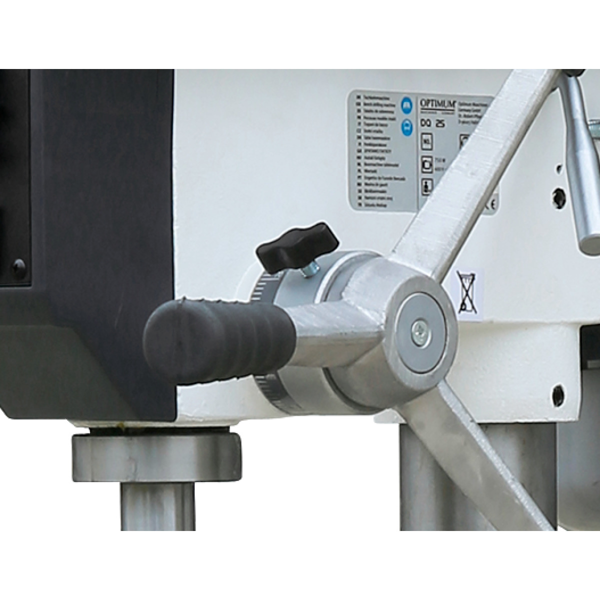 Optimum Säulenbohrmaschine OPTIdrill OPTIdrill DQ 25 inkl. Schraubstock Produktbild img5 L