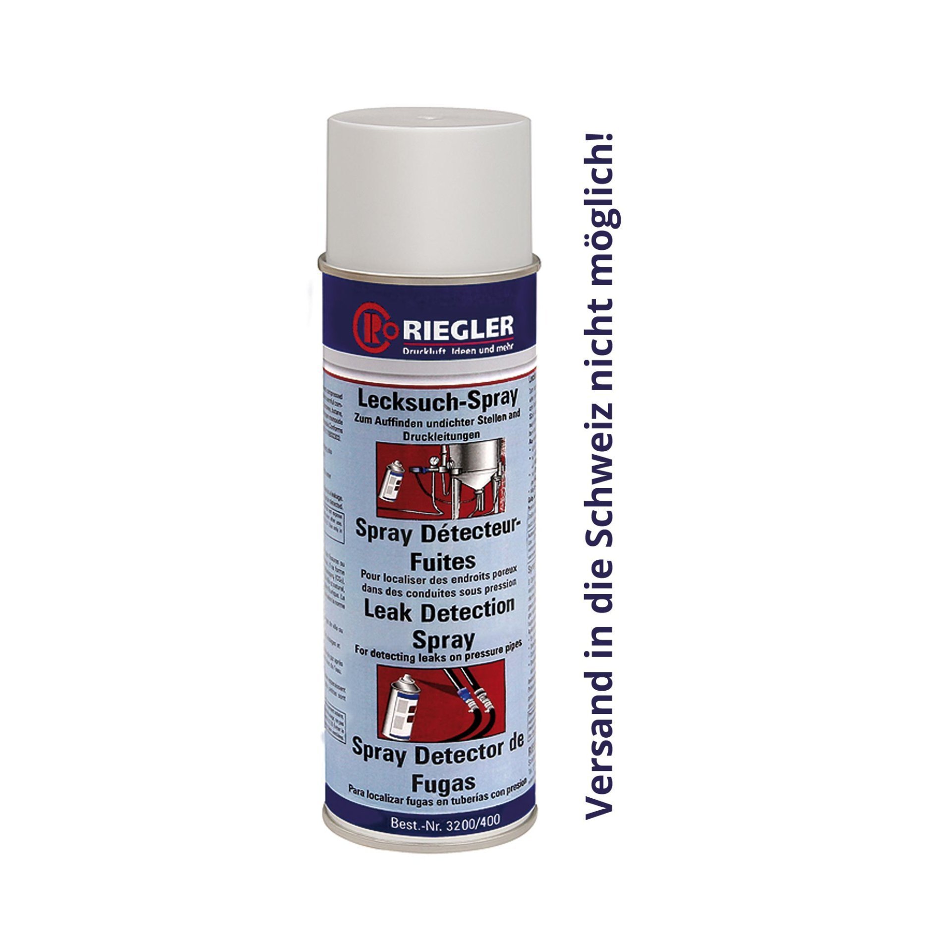 RIEGLER Lecksuch-Spray, DVGW-Zulassung, 400 ml Produktbild img1 L