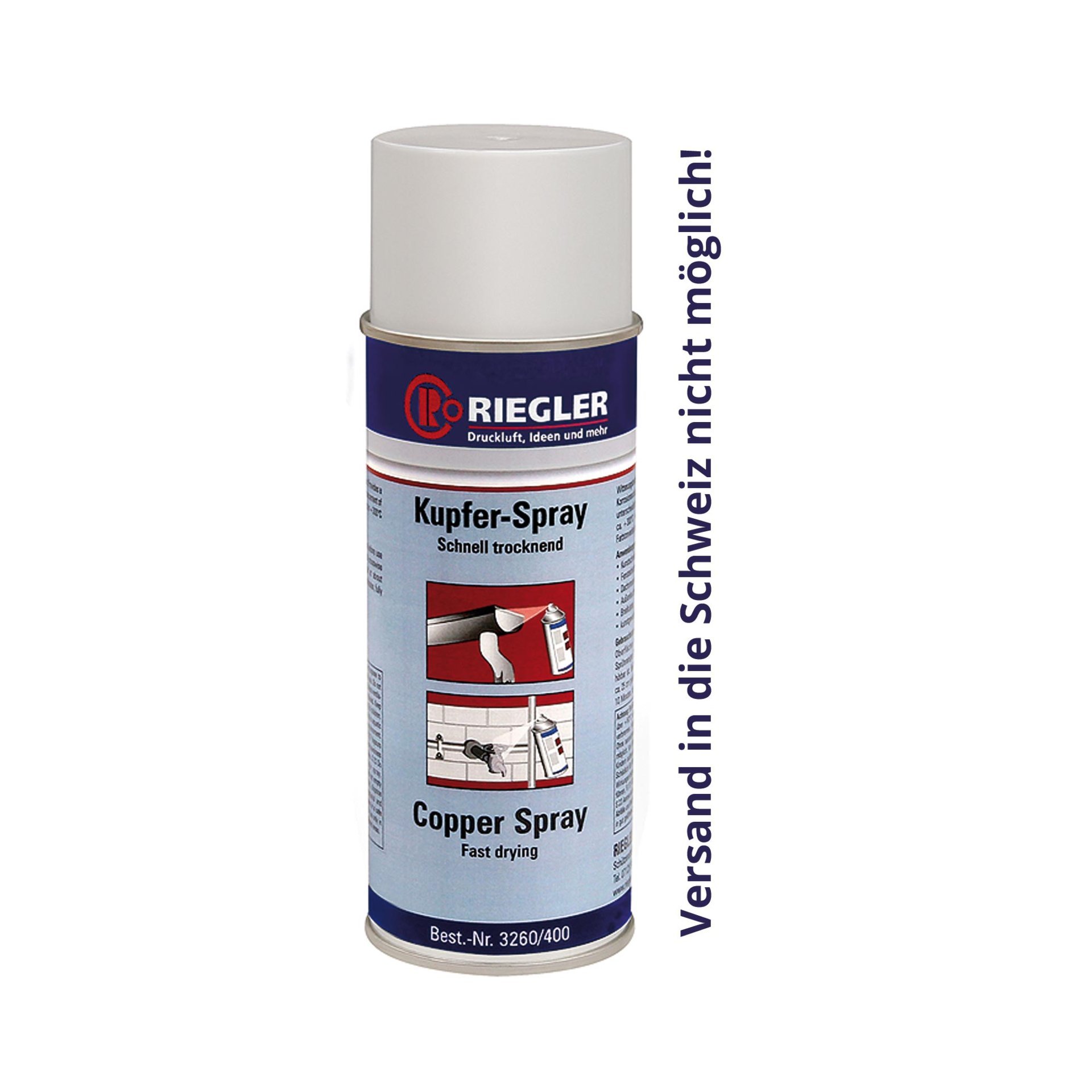 RIEGLER Kupfer-Spray, Temperatur max. 300 °C, 400 ml Produktbild img1 L