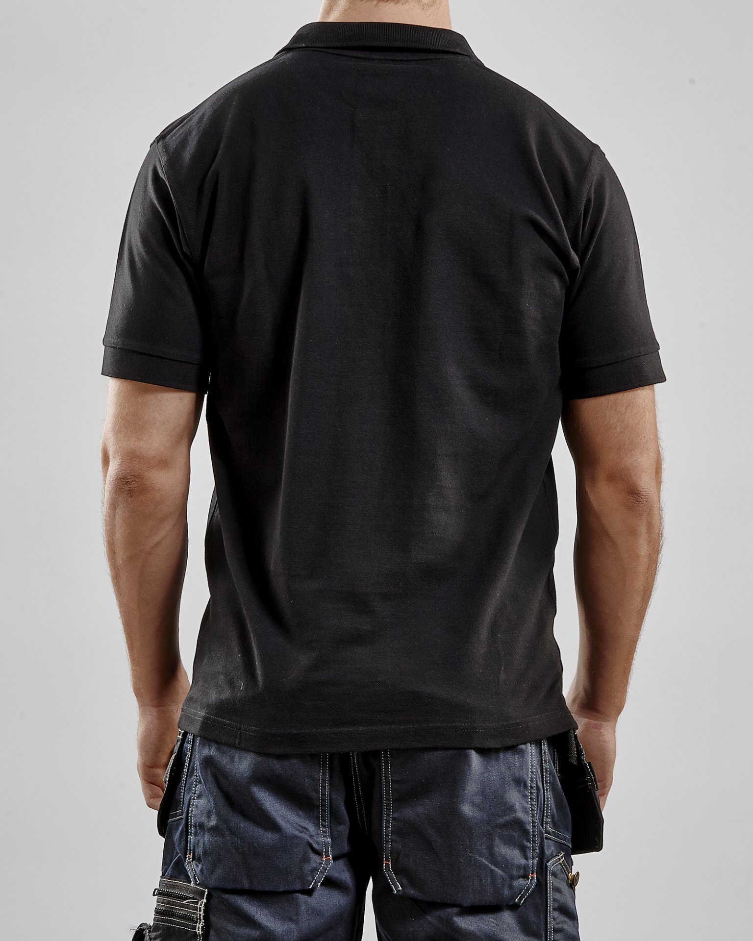 Polo Shirt Schwarz L Produktbild img3 L