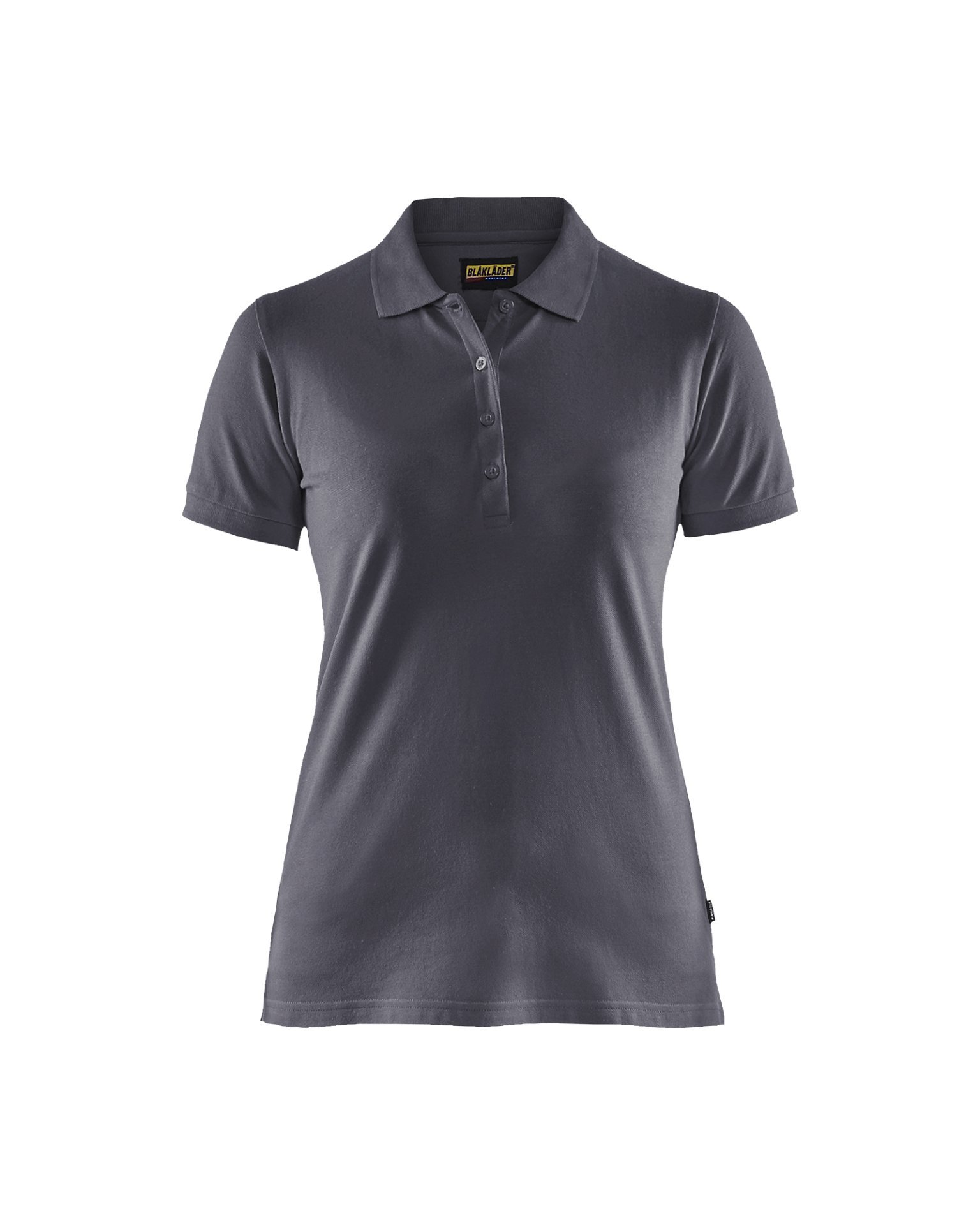 Damen Polo Shirt Mittelgrau S Produktbild img1 L
