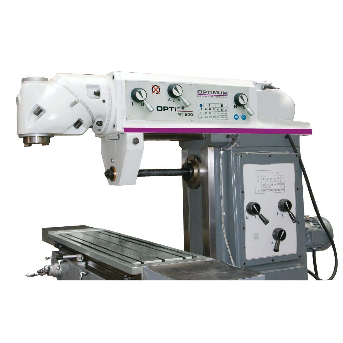Universalfräsmaschine Optimum OPTImill MT 200 Produktbild img2 L