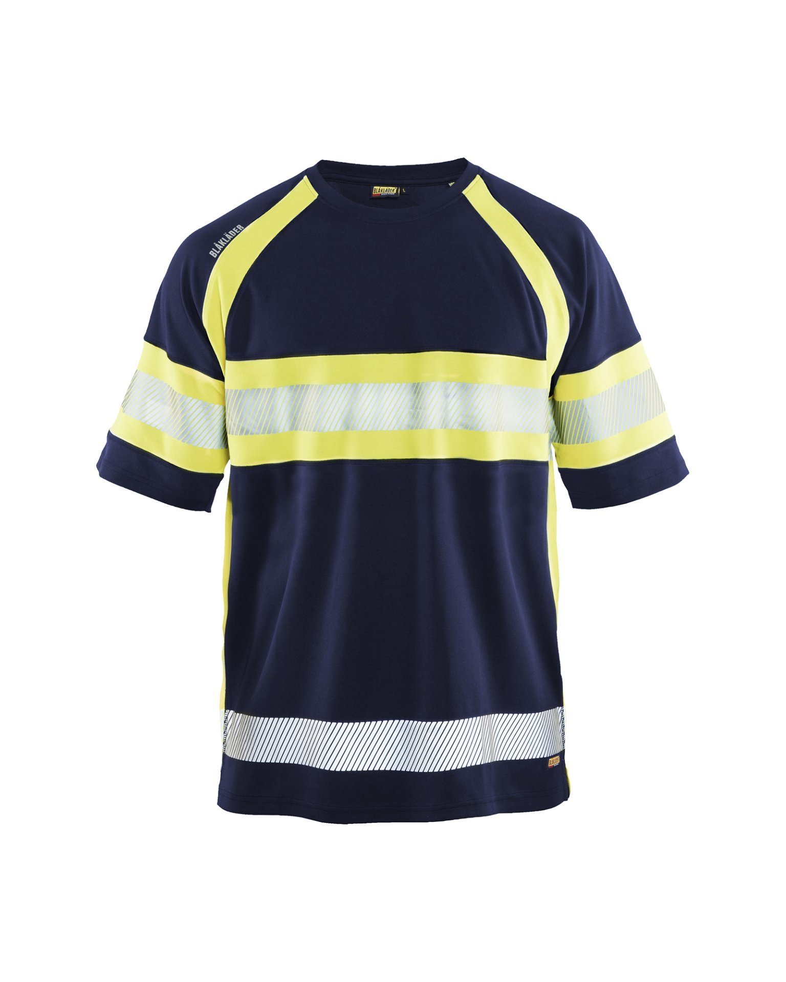 UV T-Shirt High Vis Marineblau/ High Vis Gelb XL Produktbild img1 L