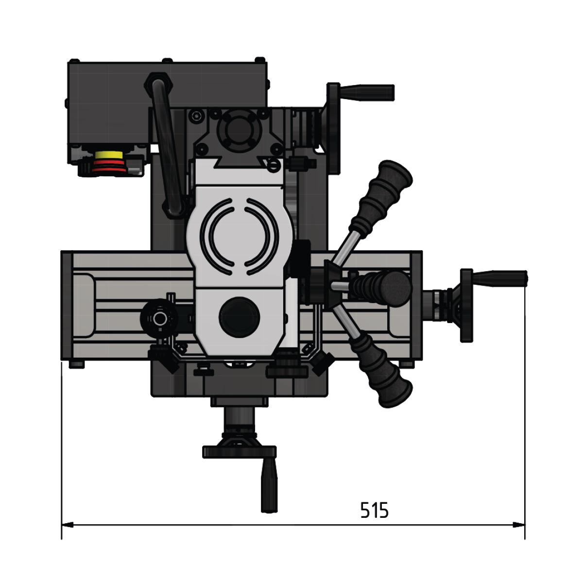 Optimum Bohr-Fräsmaschine OPTImill MH 15V Produktbild img6 L