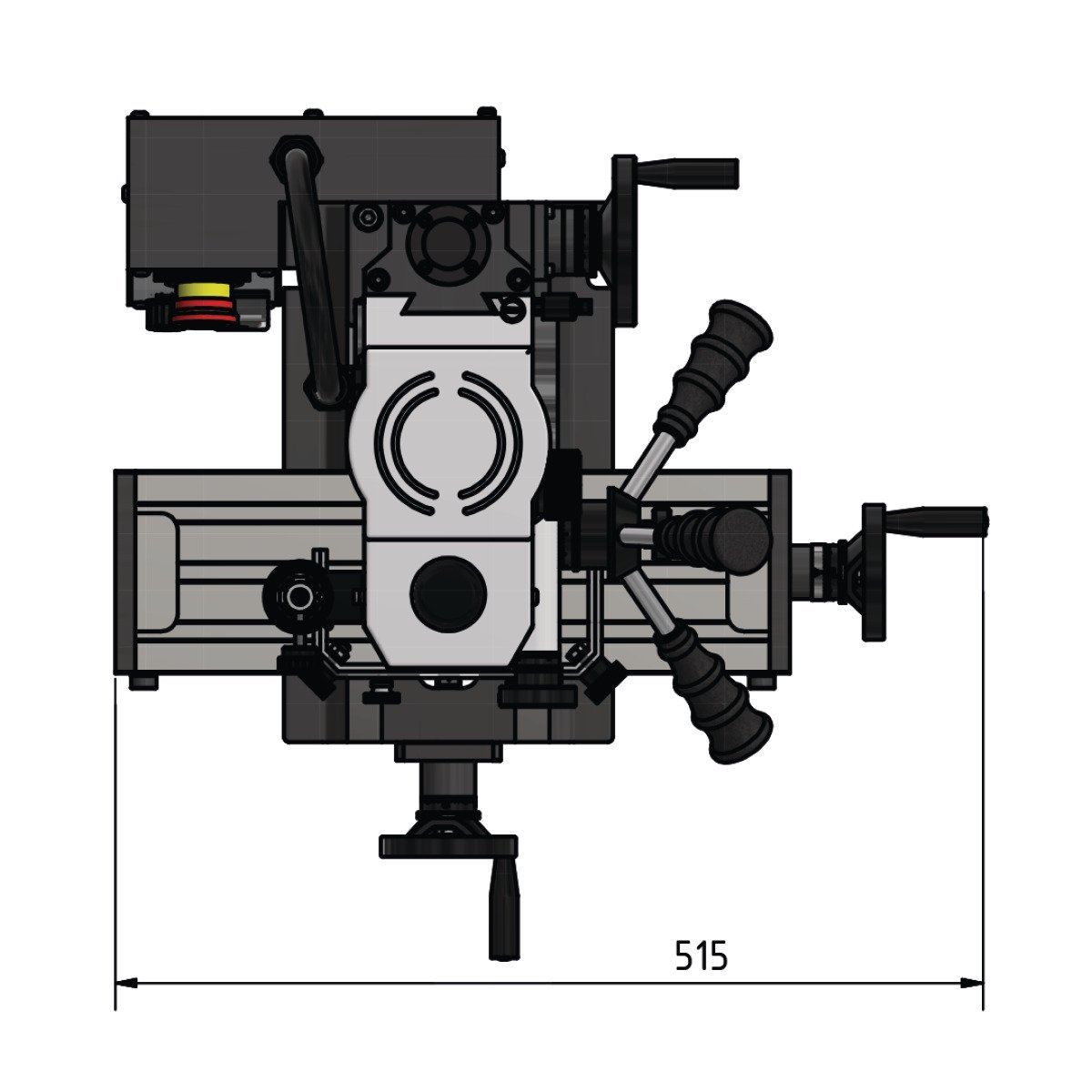 Bohr- und Fräsmaschine Optimum OPTImill MH 15V Produktbild img6 L