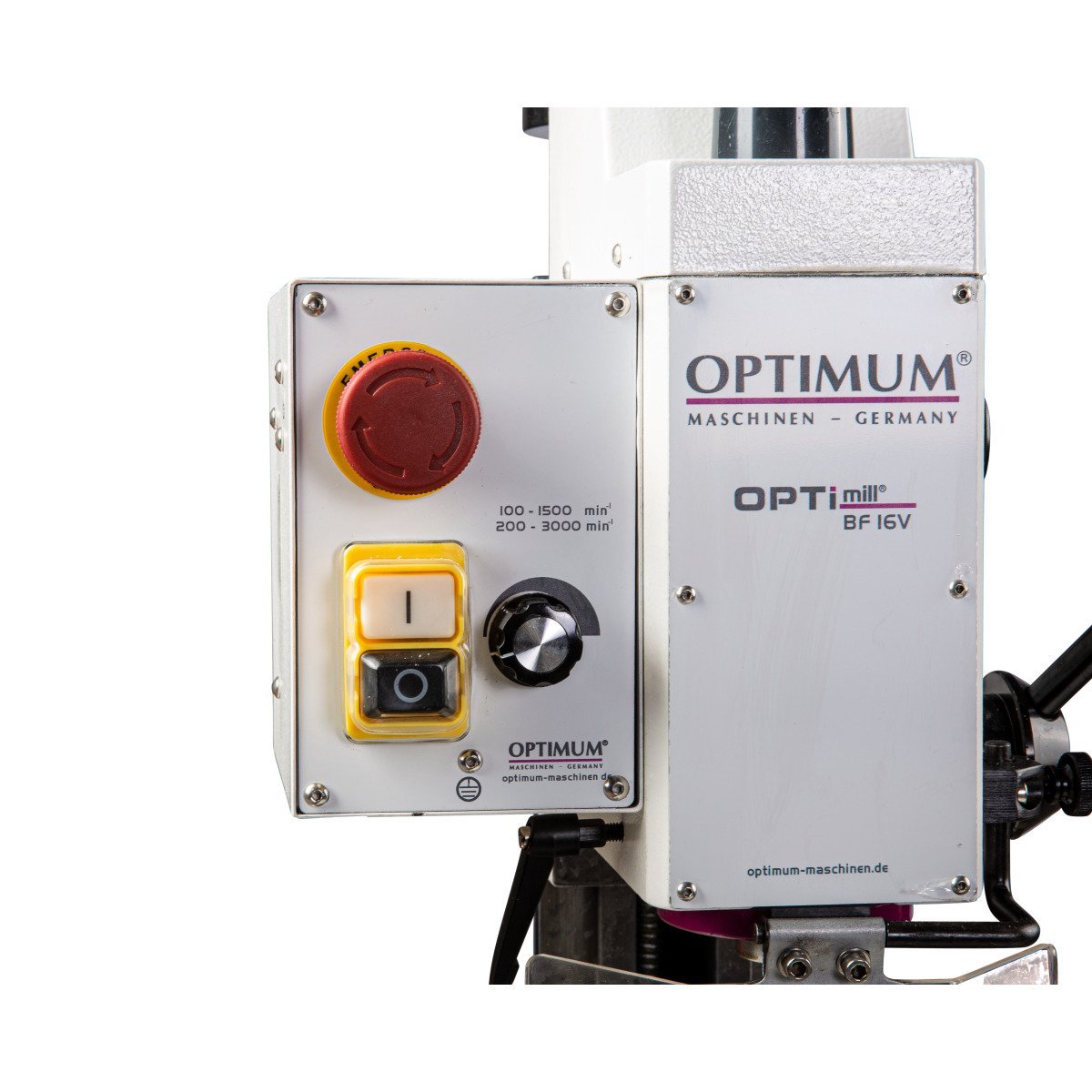 Bohr-Fräsmaschine Optimum OPTImill BF 16Vario Produktbild img2 L